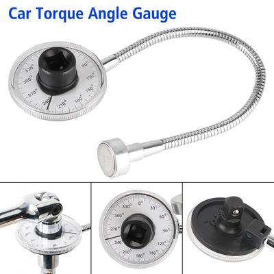 Torquemeter Torque Angle Gauge Torque Wrench Hand Tools Torque Regular Scale Adjustable Calibrated In Degrees 360 Degrees