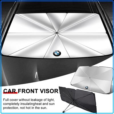 1Pcs Car Windshield Sunshade Umbrella Protector Parasol Foldable For M Performance 1 3 5 7 Series M3 M4 M5 M6 X1 X3 X5 X6 X7 E30 E34 E36 E39 E4