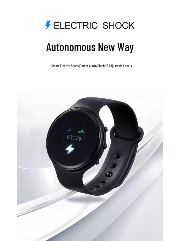 Vibrating Smart Wake-Up Bracelet: Silent Alarm with Pulse Shock for Students