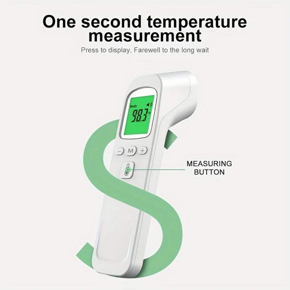 Portable Digital Infrared Thermometer Precision IR Thermometer Handheld Pyrometer Forehead/Body