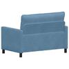 Blue Sofa 126 x 81 x 87.5 cm Fabric