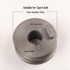 Motor Pulley: Double Groove A Type, 72MM Diameter, 24mm Inner Hole, for Cutting Machine Parts, Set of 400