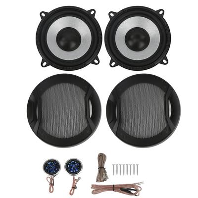 2PCS Car Audio Tweeter Loudspeaker 89dB Louder Sound Black 4 Ohms for Sound System