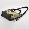 Ethnic Style Bag Embroidered Large Capacity Shoulder Strap Crossbody Bag Retro Canvas Embroidered Single Shoulder Handbag