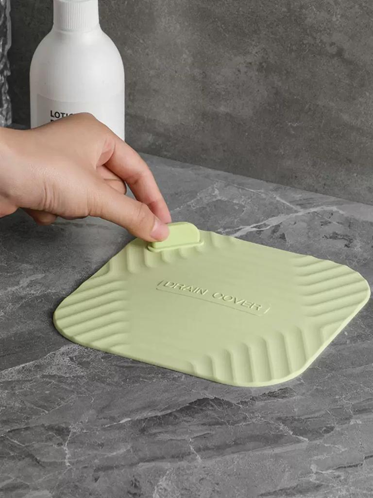 Silicone Mat Floor Drain Toilet Anti-Odor Deodorant Insect-Proof Sealing Cover Bathroom Sewer Deodorant Artifact Plug
