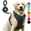 Dog Harness, No-Pull Pet Harness With 2 Leash Clips, Adjustable Soft Padded Dog Vest, Reflective No-Choke Pet Oxford Vest With Easy Control Handle
