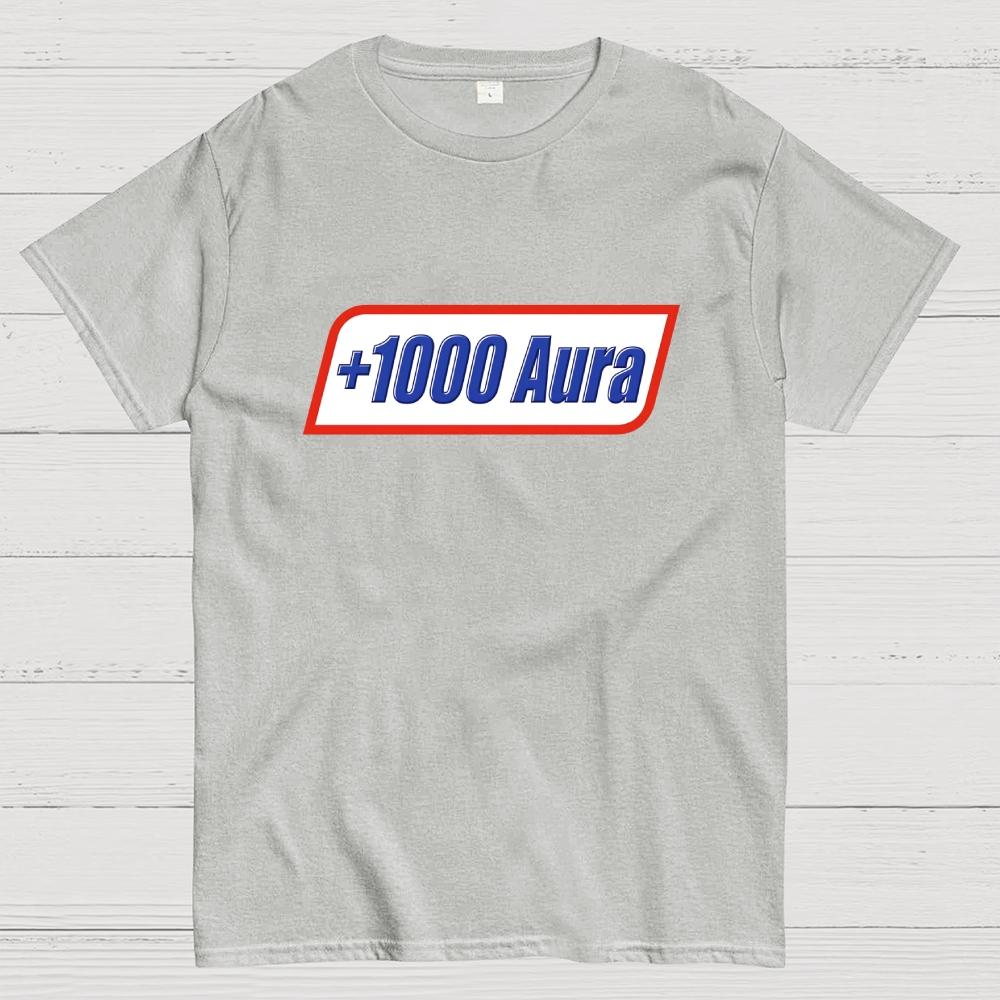 +1000 Aura Art Print Cotton Summer Casual Cool Loose T-Shirt