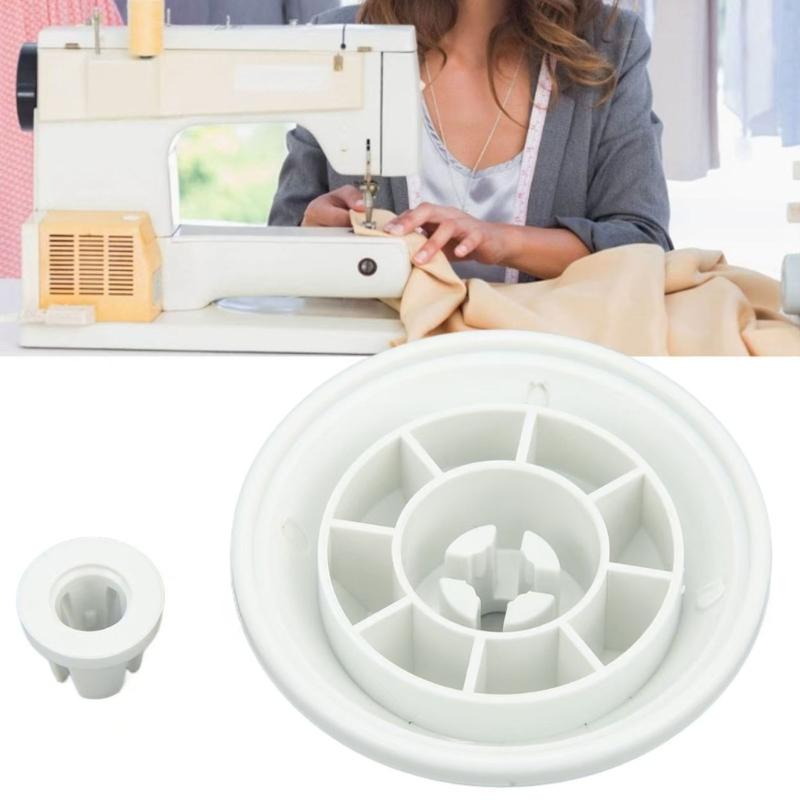 Multipurpose Household Sewing Machine Bobbin Caps and Spool Covers Set for Home Tailoring and Sewing Craft Project