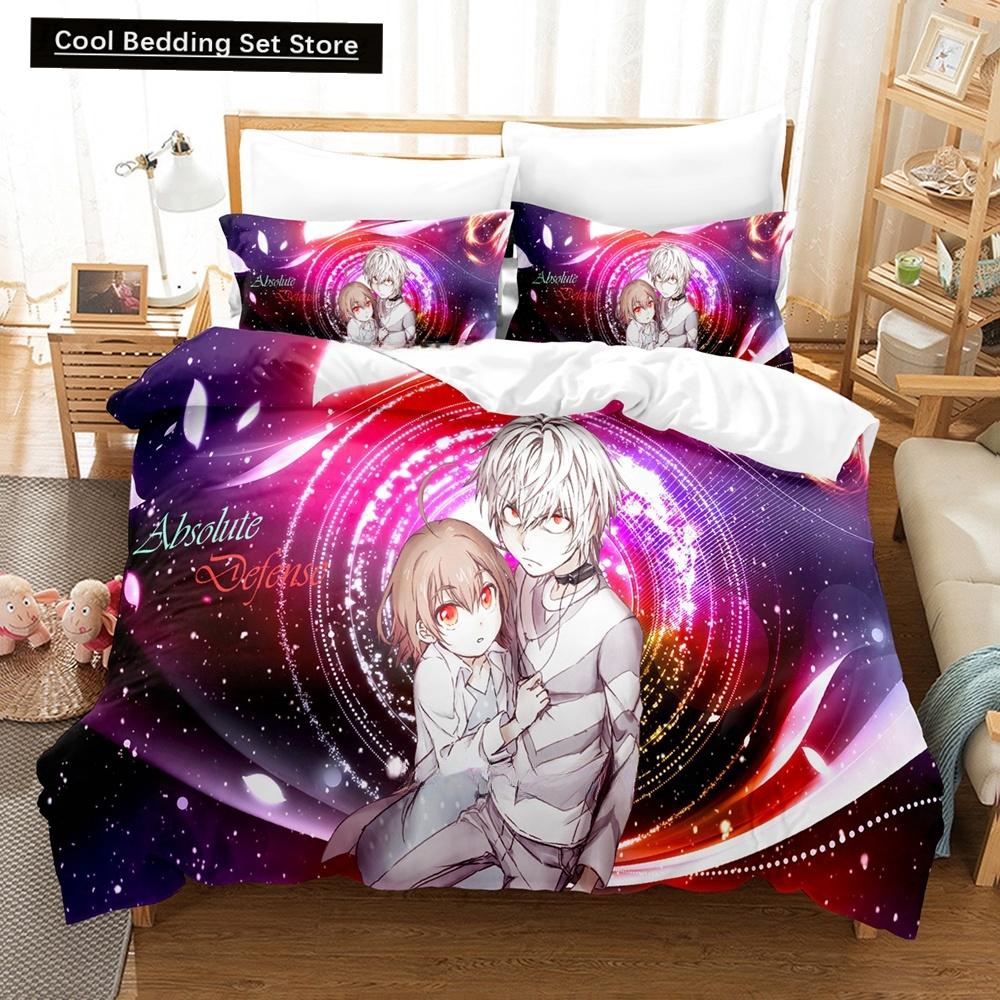 Fashion Anime A Certain Scientific Accelerator Bedding Set Single Twin Full Queen King Size Bed Set Adult Kid Bedroom Duvetcover