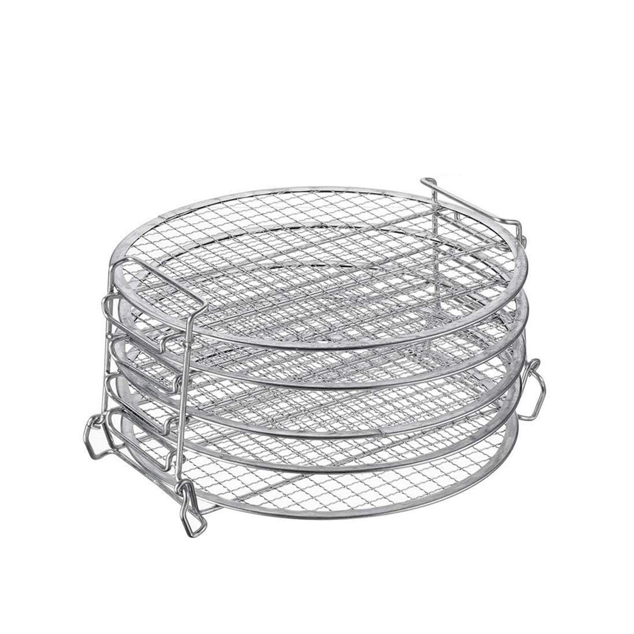 Стойка-сушилка из нержавеющей стали, аксессуары для подставки, совместимые с скороваркой и аэрофритюрницей, аэрофритюрницы объемом 6,5 и 8 кварт, штабелируемая металлическая решетка для охлаждения