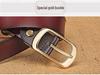 Women's Genuine Cowhide Leather Belt with Rustproof Alloy Buckle - Casual and Versatile for Jeans.