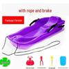 Durable Snowboard for Adults & Kids - Multi-Use Sled, Skateboard, and Sandboard with Cushion and Brake