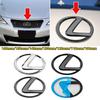 3D ABS Auto Front Heck Emblem Für Lexus IS250 CT200H GS300 NX200 GS350 IS200 IS300 ES200 ES300 GX470 RX400 Kofferraum Emblem Aufkleber