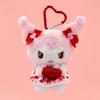 Anime Figure Kuromi Cinnamoroll Plush Toy Soft Stuffed Doll Cartoon Keychain Cute Backpack Pendant Decor Birthday Gift For Girls