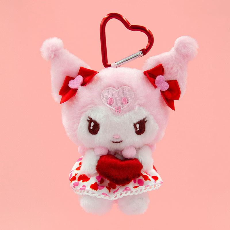 Anime Figure Kuromi Cinnamoroll Plush Toy Soft Stuffed Doll Cartoon Keychain Cute Backpack Pendant Decor Birthday Gift For Girls