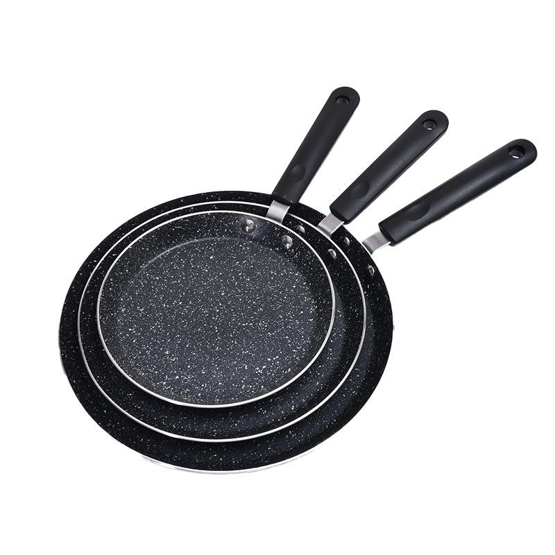 Non-stick Maifan Stone Frying Pan for Home, Flat-Bottomed Pancake Pan, Gas Stove Compatible