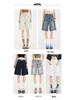Women's 2025 Summer Loose Slimming Korean Style Denim Shorts - Trendy Casual Versatile Fashion