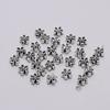 50pcs/lot 6mm Tibetan Antique Seed Spacer Flower Bead Loose Beads For DIY Jewelry Making Bracelet Necklace Earrings