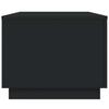 LED Coffee Table Black 90 x 50 x 40 cm
