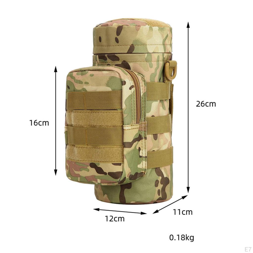 Bottle Pouch,10L Pouch Kettle Bag Drawstring Shoulder Holder for Outdoor Camping