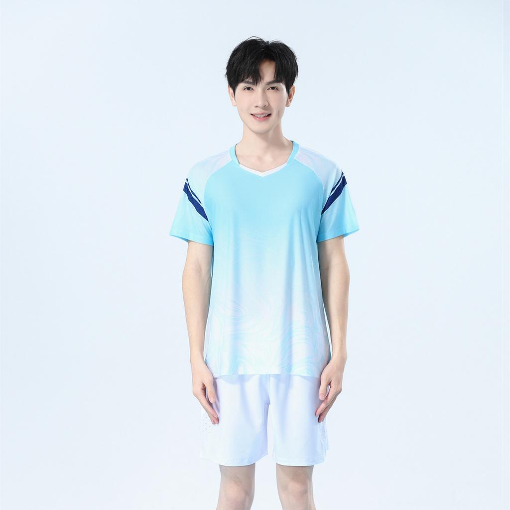 High-quality Quick-drying and Breathable Badminton Jersey, the Same for Men and Women, Summer Sports Short-sleeved Suit, New Printing