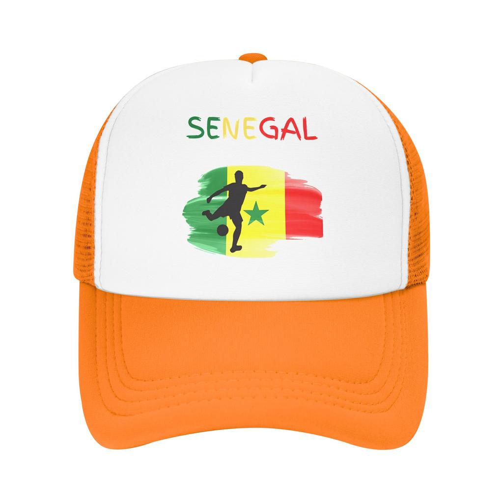 Senegal National Soccer Team Sun Hats Casual Couple Women Mesh Trucker Hat High Quality Snapback Cap Birthday Present