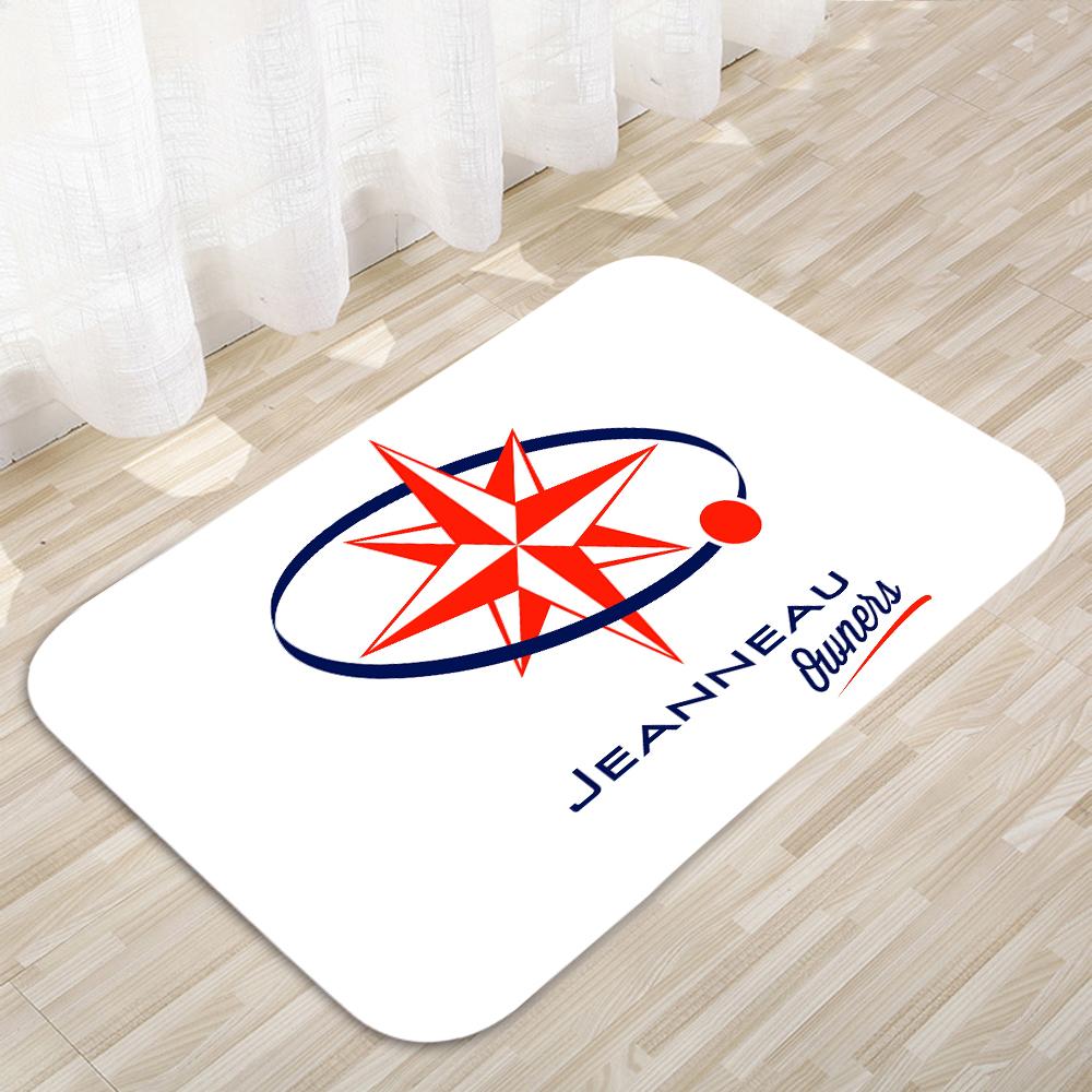 

JEANNEAU logo Home Carpet Door Mats Modern Decor Carpet Anti-Slip Floor Mats 455 40cmx60cm