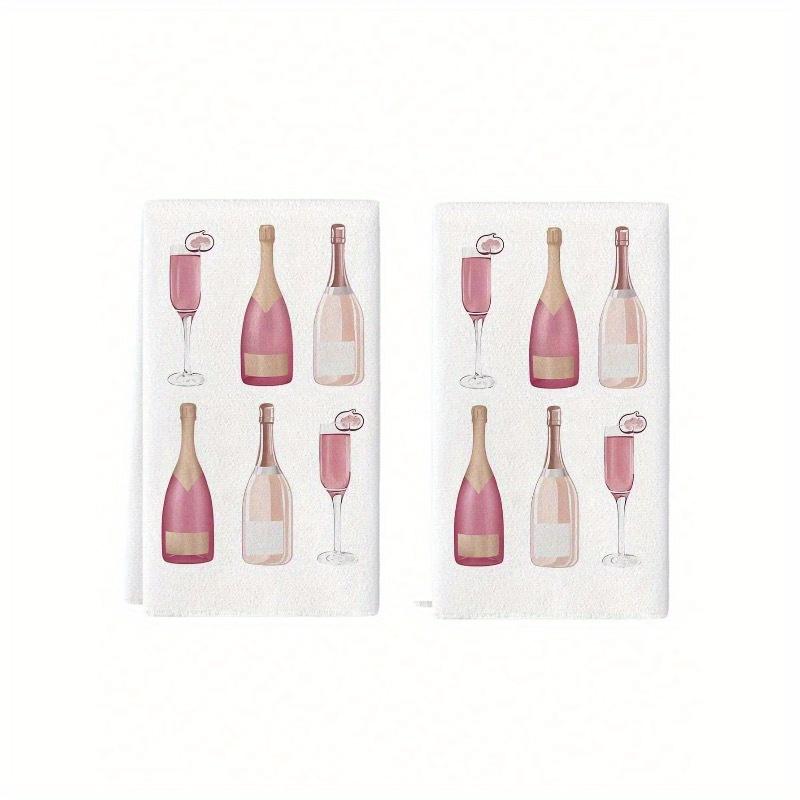 2 szt. Vintage Kwiatowe Ręczniki Kuchenne, Ręczniki Kuchenne Styl Retro Lata 70. Ścierki do Naczyń Ścierki Kuchenne do Gotowania