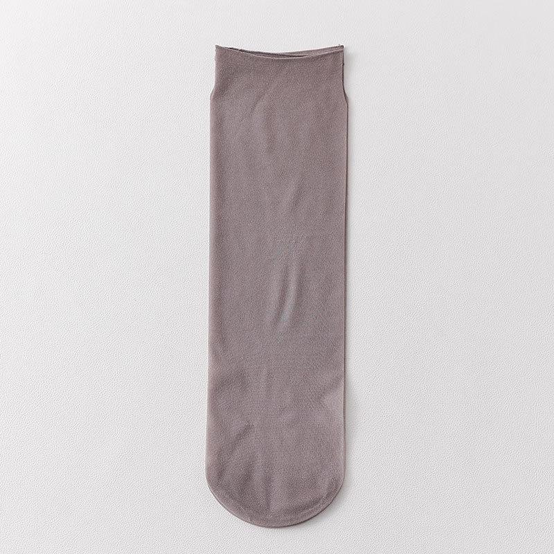 10 Pairs of Women's Summer Thin Anti Hook Silk Breathable Crystal Silk Transparent Tube Stockings