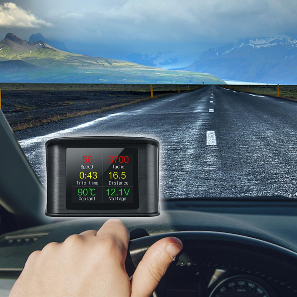 Projector Speedometer Buy P10 2.6Inch Hud OBD2 Computer Car Speed Projector Digital ...