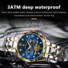 Poedagar 996 Hot Sale Men Quartz Watch Stainless Steel Strap Waterproof Luminous Hands Business Casual Male Wristwatch