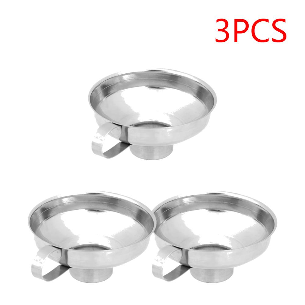 Edelstahl-Einmachtrichter mit breiter Öffnung, Salatdressing-Trichter, Ölleck