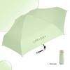 Compact Capsule Umbrella with UV Protection and Black Glue Sunshade