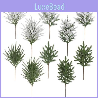 Christmas Fir Branches Fake Tree Leaves For Seasonal Decorations And Photography Settings