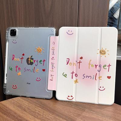 iPad 11 Protective Case: Air 7/6/5/4 Acrylic Shell, Pro 11 Inch, Anti-Bend, Mini Heart Blush, 10.2 Inch