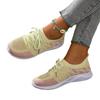 2025 autumn new sports shoes light lace-up fabric round head solid color single shoes low-top socks women's shoes