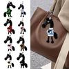 Llavero de Caballo de Peluche Colgante de Caballo de Dibujos Animados Suave y Lindo Mascota del Año del Caballo Amuleto con Llavero para Mochila Bolso Llaves del Coche Decoración