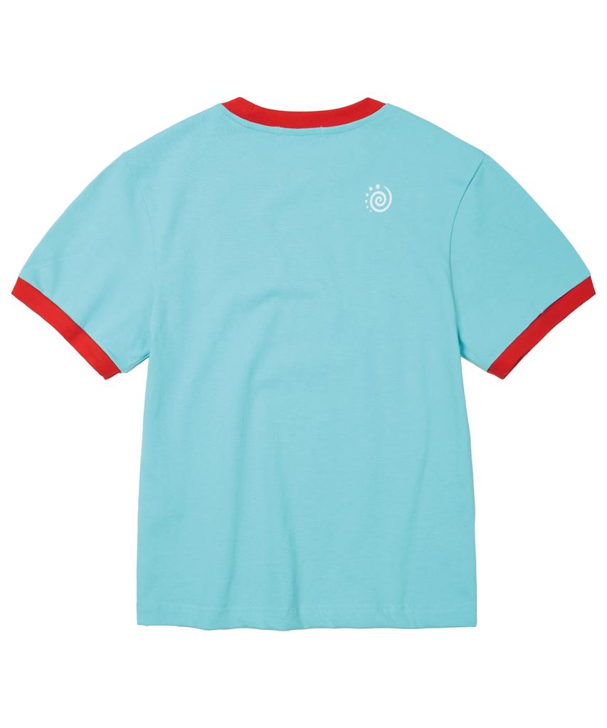 Pideupaipeo Sound Typo Ringer T-Shirt Blue