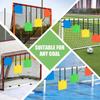 4pcs Soccer Goal Target for Goals Training with 8pcs Adjustable Extra-Long Strap