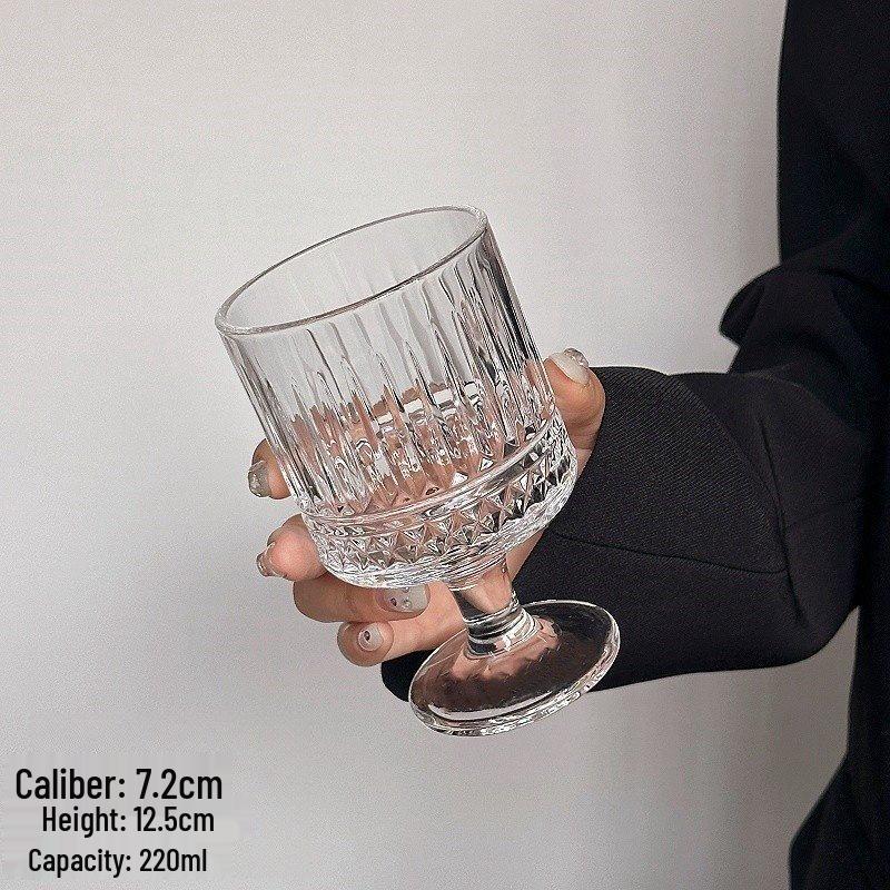 ZISIZ Retro Sunflower Embossed Glass