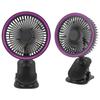 Fan with Clamp Quiet 360 Degree Rotation Rechargeable USB Portable Fan for Desk Bedside