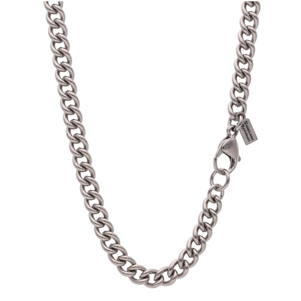 KJ Phiten [Limited Edition] Titanium Kihei Necklace, Length 40-60cm (55cm), Width 5.6mm, Chain, Men's and Women's, Made in Japan