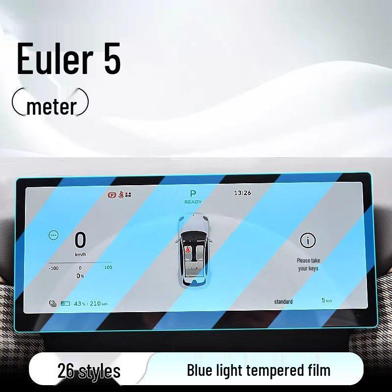 Tempered Glass Screen Protector for Great Wall ORA 5 Center Console Navigation Display