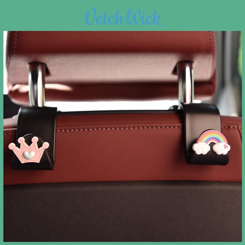 Cute Cartoon Rabbit Car Seat Back Hook For Interior Car Accessories
