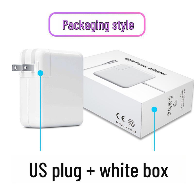 

Зарядний пристрій Apple MacBook: Міжнародний 61 Вт/67 Вт PD Адаптер швидкої зарядки Type-C 61W without cable