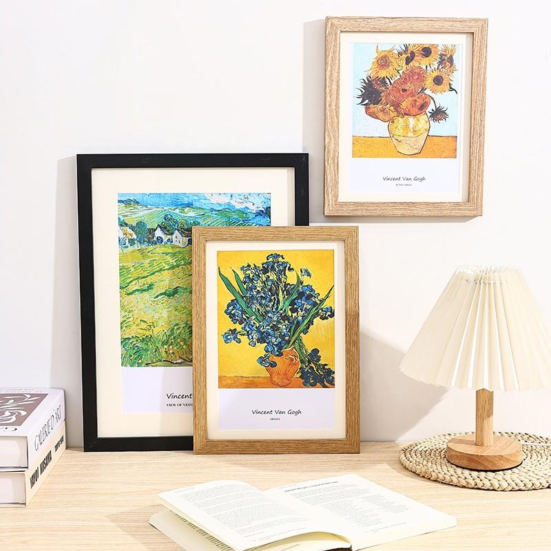 Wooden Picture Frame Wall Hanging Or Desktop Display A4 A3 A2 Large Size MDF Photo Certificate Diploma Artwork