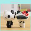 6pcs Hello Kitty Halloween Style Mini Model Ornament Set For Home Decor Gifts