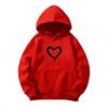 Unisex Kinder Gemütlicher Herz-Fleece-Hoodie - Lässiges Herbst-/Winter-Mode-Sweatshirt