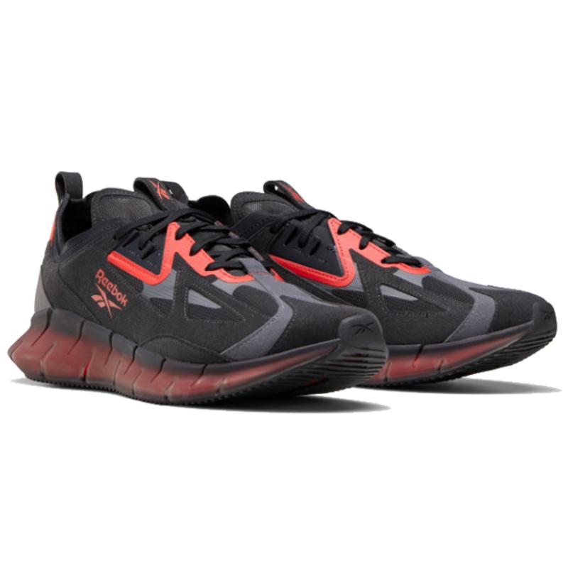 Reebok Zig Kinetica Concept Type 2 Schwarz Grau Rot Sneaker FW5734