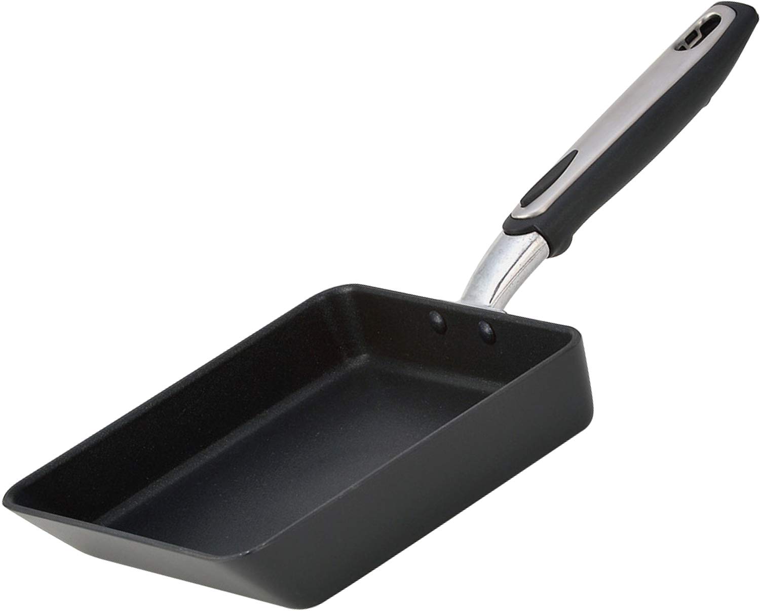 

Hokuriku Aluminum Omelet Pan, 16 x 19cm [IH Compatible], Lightweight, IH Versage, Teflon-Coated, Made in Japan